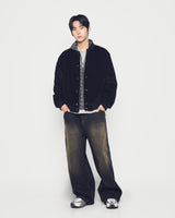 25FW ウォッシュドワイドデニムパンツ