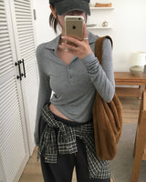 [MADE] ペッパーカラー長袖Tシャツ