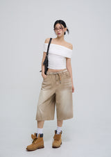 Sweet Carpenter Washing Three Quarter Bermuda Pants