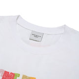 24FW CRAYON DRAWING LOGO SHORT SLEEVE T-SHIRT WHITE