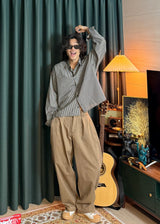 Comfort Two-Tuck Wide Chino Pants 2COLOR
