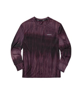 Air Vent Tie-Dye Racing Finger Watch-Hole Long Sleeve (Plum)