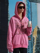 GIRLS ZIP-UP HOODIE