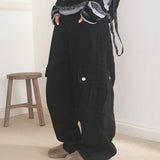 Duco Vintage カーゴ ワイド デニム パンツ