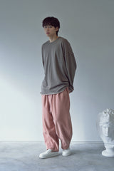 2-LAYER MICRO FLEECE SWEAT PANTS (Pink)