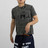Paper slim half-sleeves 2color