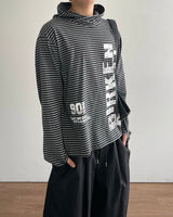 Vine Stripe Hood Long Sleeve