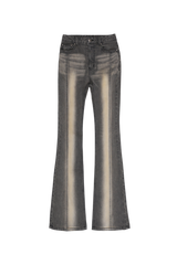コルセットハイライトブーツカットデニム #ダスト