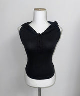 Clear Halter Hoodie (4colors)
