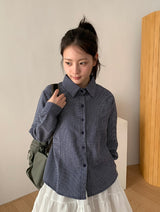 Rammi Check Crop Shirt