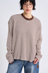 Lenny waffle crop long sleeve