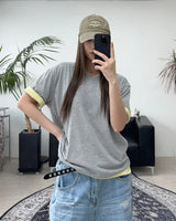 LTVネックレギュラー半袖Tシャツ