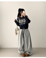 Decca Snow Nordic Knit Cardigan