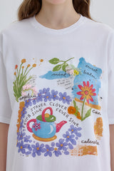 ハーブガーデンTシャツ アトリエキット [アイボリー]