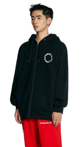 Round Hurter Crewneck Hooded Zip-Up
