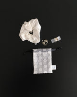 Swan Dot Drawstring Pouch