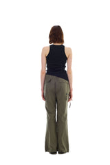 UNBALANCE SLEEVELESS TOP / BLACK