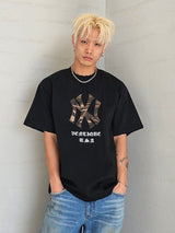 VENTIQUE NV カモエンブロイダリーtシャツ3カラー