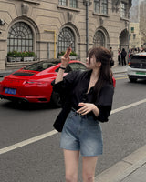Binv denim shorts
