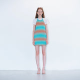 Sunset halter neck dress mint