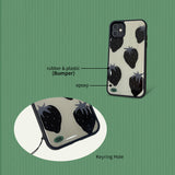 ストロベリー(begie) スマホケース (epoxy bumper)
