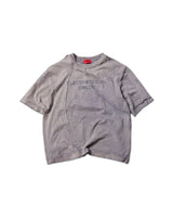エレクトロウォッシュドグレーTシャツ