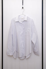 334 Oversized Striped Shirt (Ivory)