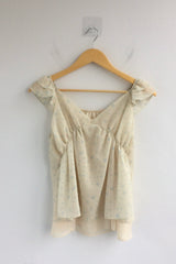 Flower chiffon blouse