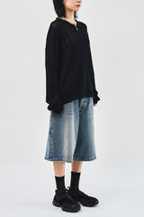 Leaves Knitted Zip Up (3color)