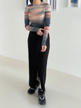 Sunset printing crop T 