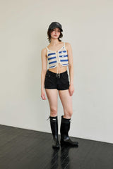 MIMI STRIPE SLEEVELESS / BLUE