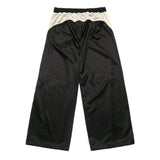 25SS ワンポイントロゴカラーリングワイドトラックパンツ ブラック