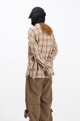 Neble Biowashing Check Shirt