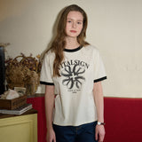 [LINE] Clover Symbol Rib T-shirt