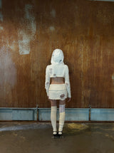 From knit skirt (Ivory)