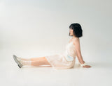 Ribbon Heart Bag _ White