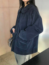 レンパ コーデュロイ リボンカラー ジャケット