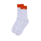 25SS COLOR POINT LETTERING SPORTS SOCKS ORANGE