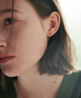 [925 silver] Deux.silver.101 / ベイビーピグリングピアス (ゴールド)