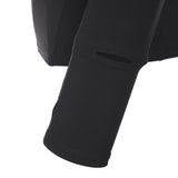 SLIT LONG SLEEVE HOODIE [BLACK]