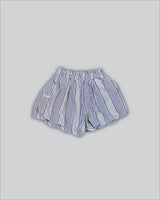 MULTI PATTERN BALLOON PANTS NAVY (SHORT FIT)