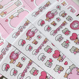 [MADE] PeaceLoveHappy ステッカー パック