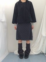 Shea Checkered A-skirt