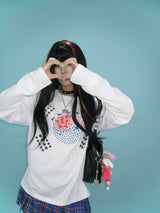 i ♥ Korea 長袖Tシャツ [red]