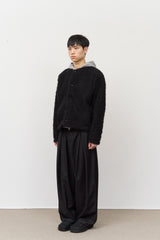 Vピンタックワイドパンツ
