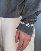 Blooming pearl bracelet