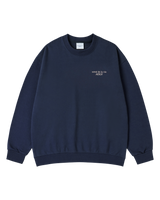 25FW BASIC LOGO NAPPING SWEATSHIRT DARK NAVY