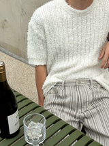 [Unisex] Summer boucle half knit(4color)