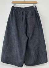 LINEN TWO PINTUCK BERMUDA🩵💙2COLOR 2SIZE