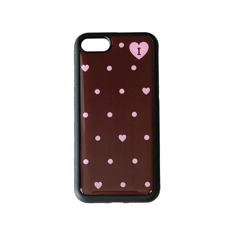 dot epoxy case - choco strawberry